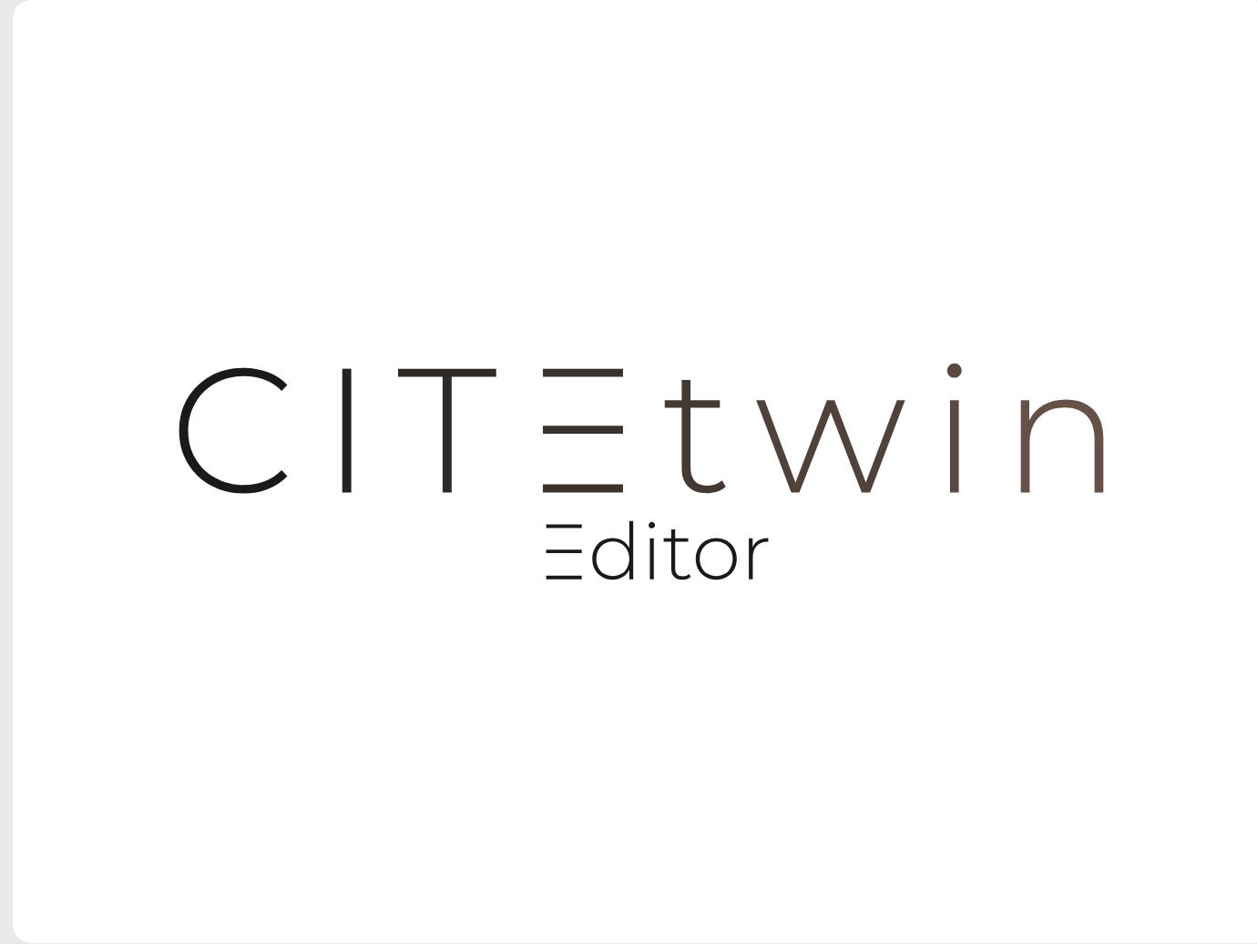 CiteTwin Editor