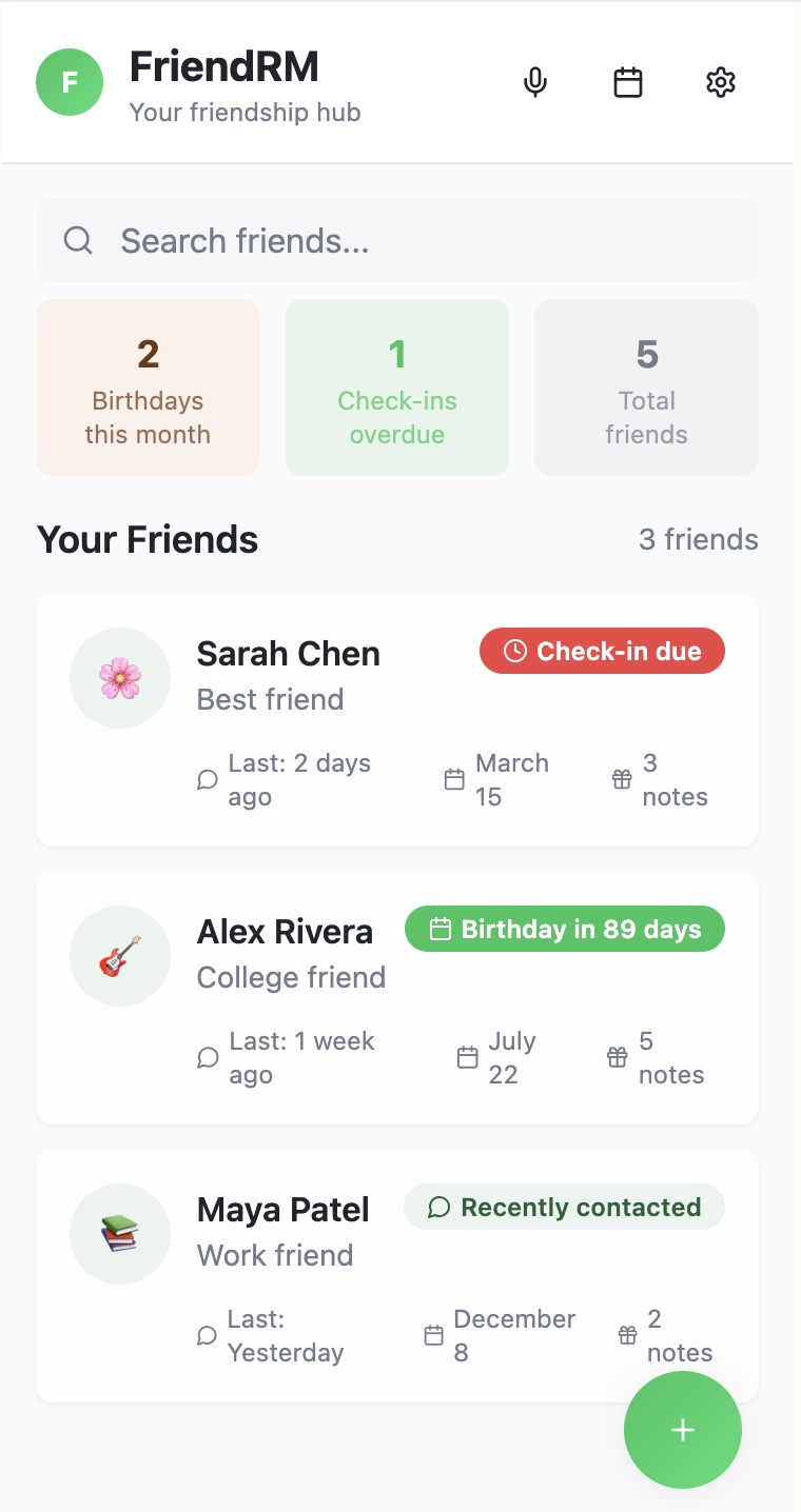 FriendRM